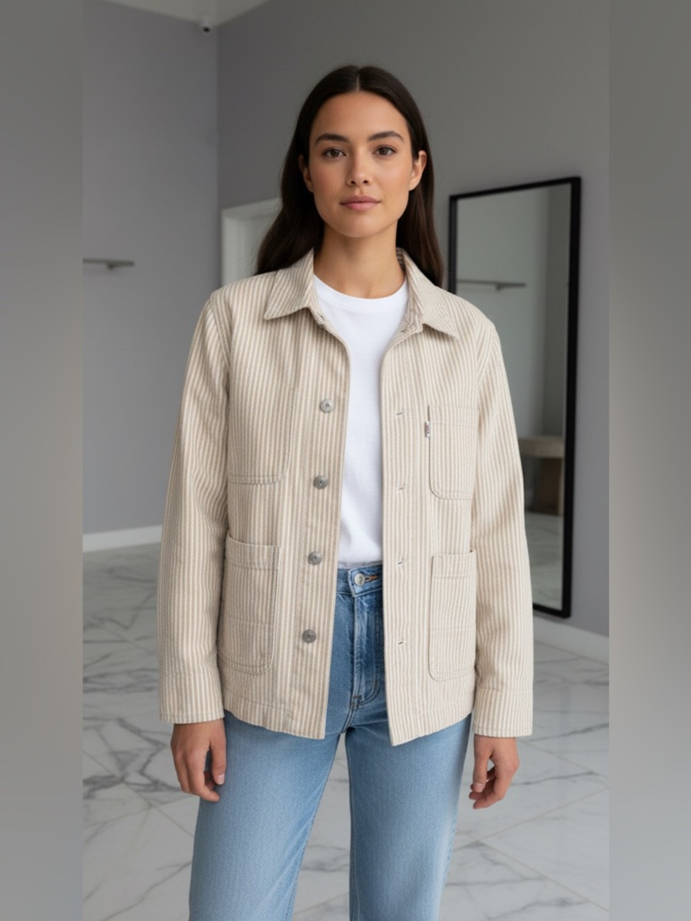 Levi’s Striped Chore Jacket